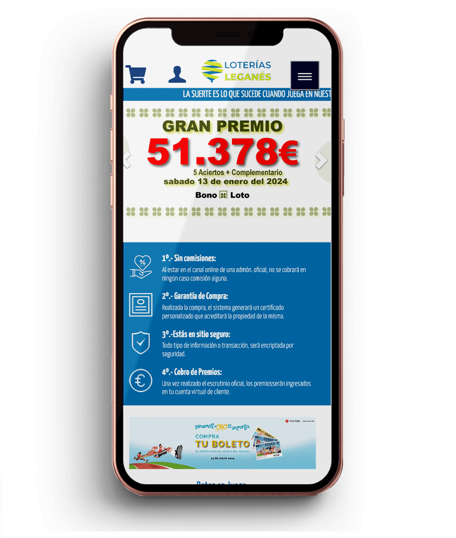 App móvil de Loterías Leganés